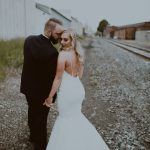 Feminine Meets Edgy Pennsylvania Wedding at The Booking House