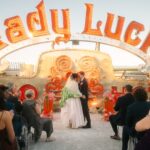 A Queer Las Vegas Wedding Full of Old Vegas Glamour and Neon Museum Magic