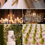 Ivory, Champagne and Silver Wedding Color Palette