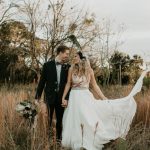 This Jacksonville Wedding at The Glass Factory Flawlessly Mixes Charcoal Grey and Greenery